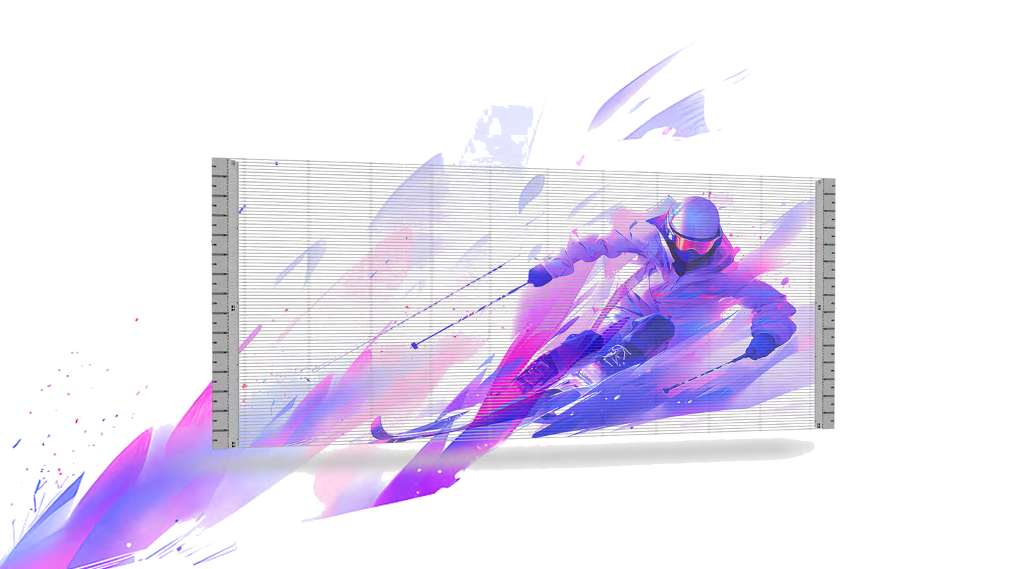 Outdoor Side transparent screen